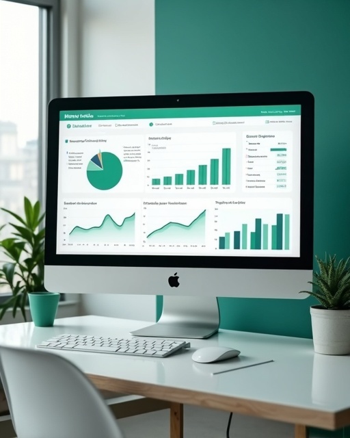 Dashboard de marketing médico